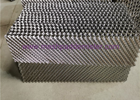 नालीदार छिद्रित धातु शीट 250Y 0.15mm संरचना आसवन कॉलम में पैकिंग: